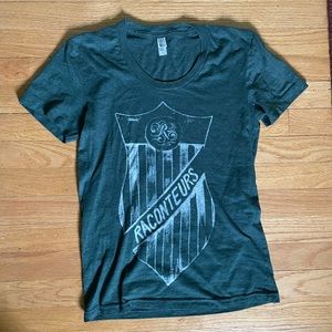 The Raconteurs Vintage Green Shield Concert Tee Large Stubbs 2008